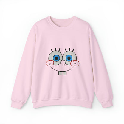 Spongebob Face Unisex Heavy Blend™ Crewneck Sweatshirt