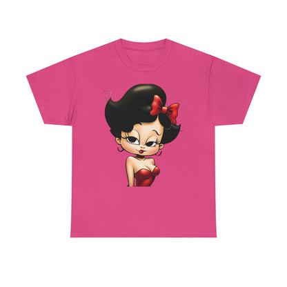 Cute Betty Boop Cotton Tee