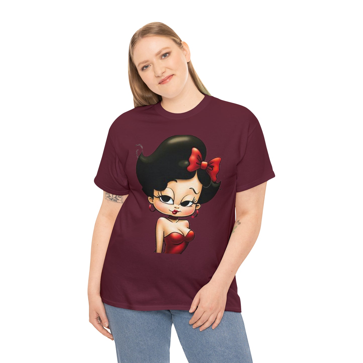 Cute Betty Boop Cotton Tee